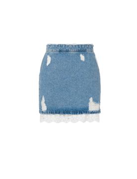 Gonne casual donna - gonna denim 13.5 oz - azzurro