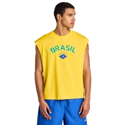 Brazil Men T-Shirts - Yellow - Size M - Cotton Jersey - Yellow - Size: Medium