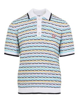 Casablanca Polo lavorata a maglia