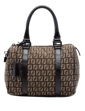 Zucchino Canvas Forever Boston Bag - Fendi - FashionsVida