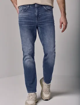 Street One Jeans im Slim Fit male Blau - Street One MEN - FashionsVida
