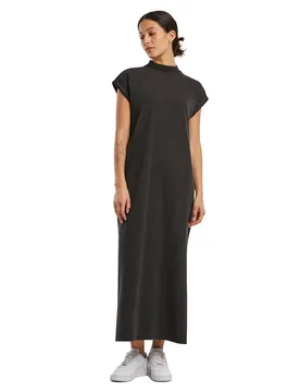 Vestito Lungo A Maniche Corte Vintage Black 5XL