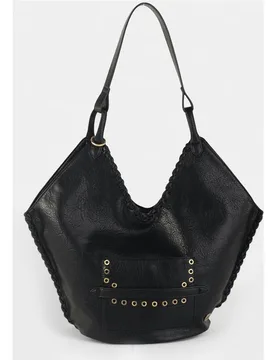 Bolso de hombro en PU piel con cremallera - Volum - FashionsVida