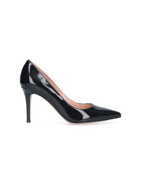 Nappa Leather Heeled Pumps