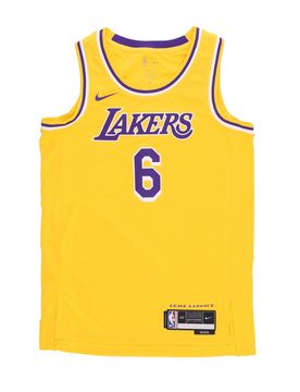 Canotta Basket Uomo Nba Icon Edition 22 Dri-fit Swingman Jersey No 6 Lebron James Loslak Amarillo