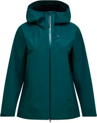 Veste imperméable de randonnée - W Treeline Shell Jacket Ponderosa Pine - Taille M - Vert