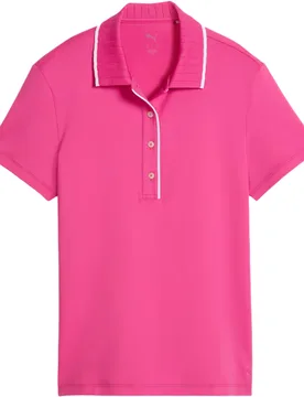 Polo Cloudspun Bridges, kurzarm, pink l - Puma - FashionsVida