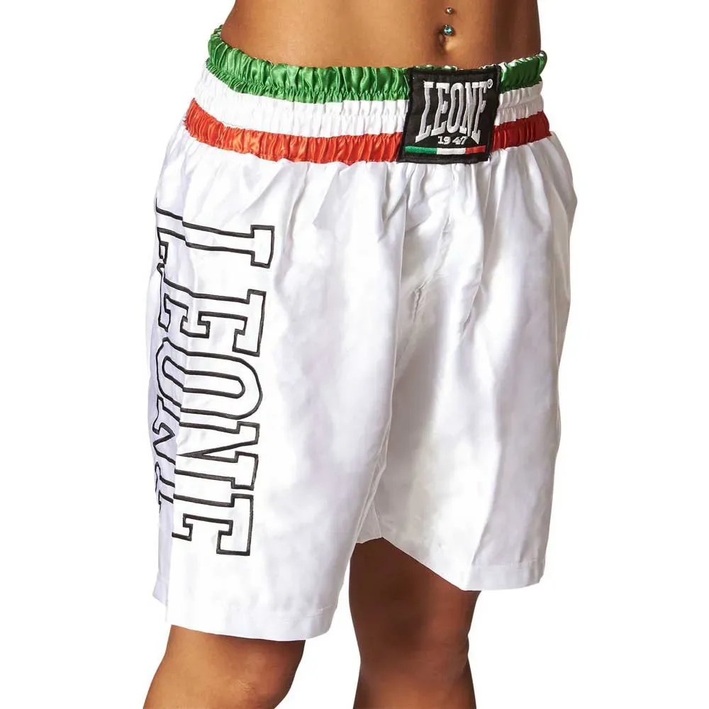 Short De Boxe Ab733 White XL - Leone1947 - FashionsVida