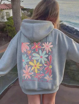 Pieza Sudadera casual con estampado para niña preadolescente, forrada térmica, manga larga, ropa de estudiante para otoño/invierno - Shein - FashionsVida