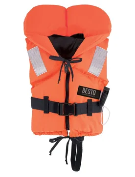Racingbelt 100n Life Jacket Orange 60-70 kg unisex - Besto - FashionsVida