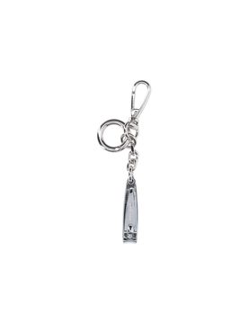 Metal Zama Keychain with Steel & Brass Detail