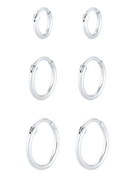 ELLI Pendientes 'Creolen' plata