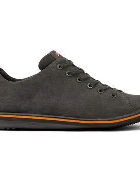 Zapatillas de piel de hombre beetle lisas con cordones - Camper - FashionsVida