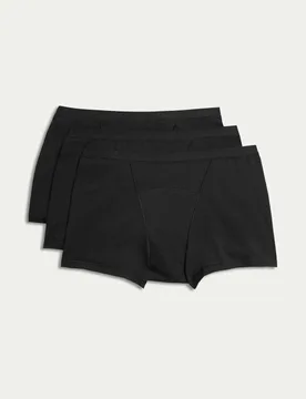 Pk Heavy Absorbency First Period Boy Shorts Black female - M&S - FashionsVida