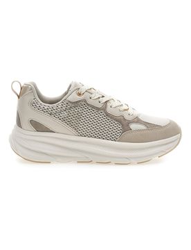 Sneakers da donna beige con inserti mesh Pittarello 8W25069 39