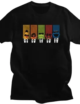 Custom Reservoir Muppets Tshirt for Men Short Sleeves Summer T Shirt Stylish Anime Cartoon T-shirt Fitted Pure Cotton Tees Merch - Aliexpress - FashionsVida