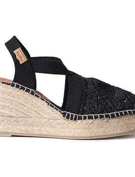 Espadrillas Con Zeppa Thalia Black EU 42