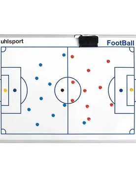Tableau De Coach De Football Tactic White 90 x 60 cm unisex