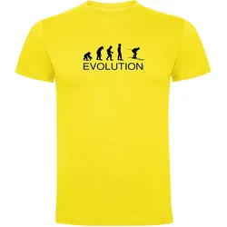 T-shirt à Manches Courtes Evolution Ski Yellow 3XL