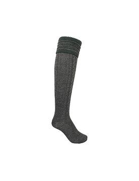 Trachtenstrümpfe asphalt - tanne grau 42-44 herren
