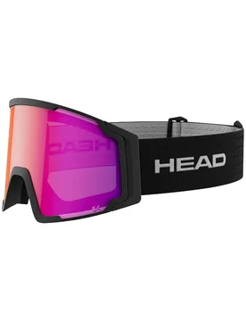 Masque de ski - Neves Pro 5K Red Black en Silicone - Taille L - Noir - Head - FashionsVida