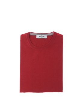 Maglia lana vergine ROSSO 56