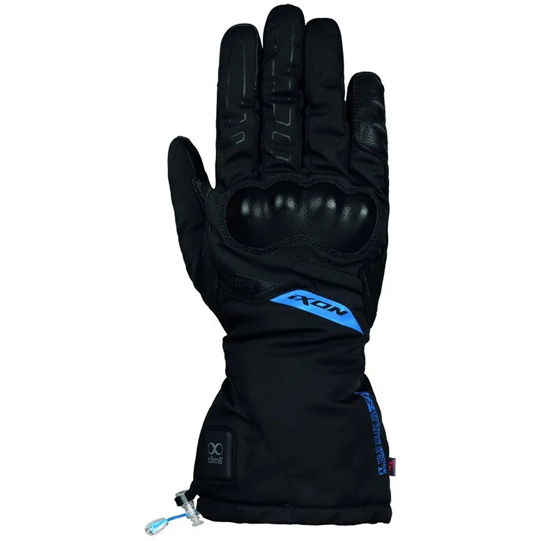 Guanti Moto Riscaldanti IT-YUGA Nero Blu taglia S - Ixon - FashionsVida