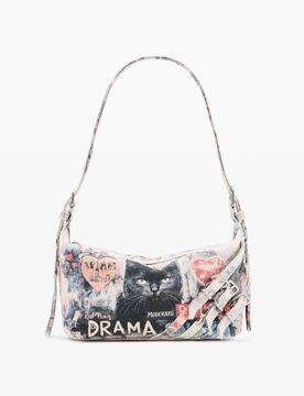 Bolso pequeño Estampado, Mujer, Algodon, U