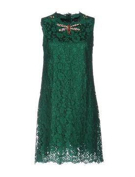 Dolce&Gabbana Minivestido Mujer Verde 34 Mujer