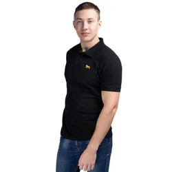 Polo à Manches Courtes Whalton Black 3XL