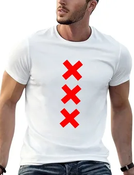 Amsterdam XXX logo T-Shirt Classic Graphic Short Sleeve Top - Aliexpress - FashionsVida