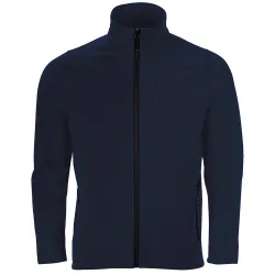 Mens Race Full Zip Water Repellent Softshell Jacket (French Navy) - Multicolour - Size Small