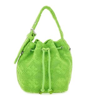 Borsa a secchiello mini con monogramma T