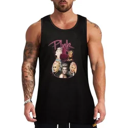 Pink! Tank Top Basic Sleeveless Casual Tee Solid Lightweight Top