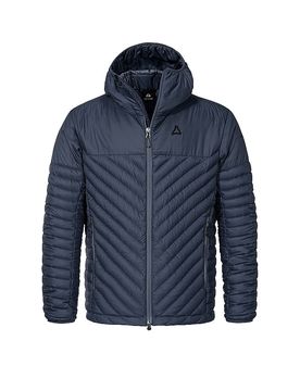 Chaqueta aislante con capucha de plumón Cascata para hombre azul oscuro 48