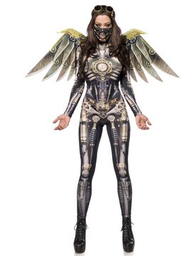 Steampunk Fliegerin Damen - female