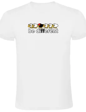 Be Different Swim Short Sleeve T-shirt White XL Men - Kruskis - FashionsVida