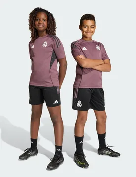 Short da allenamento Tiro 25 Competition Real Madrid 9-10A Black - Adidas - FashionsVida