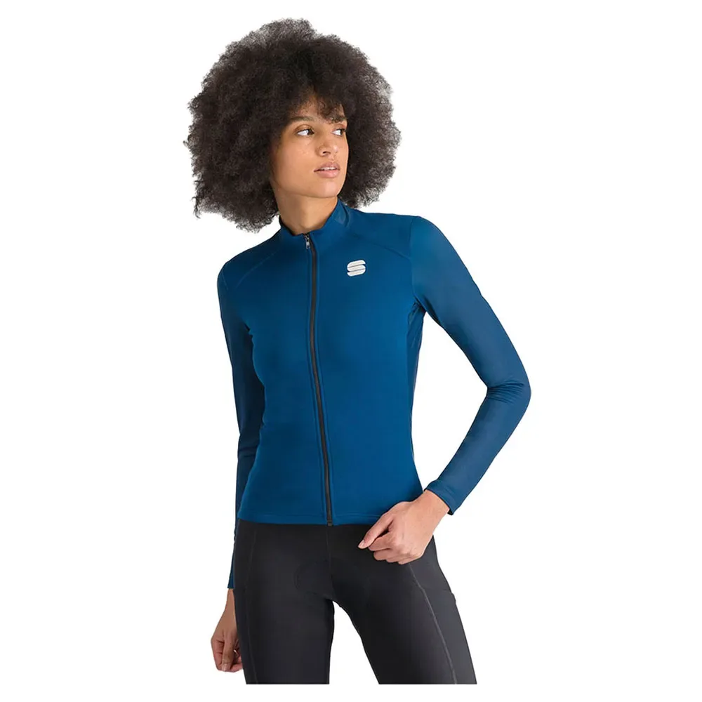 Maglia A Maniche Lunghe Srk Thermal Teal Blue - Sportful - FashionsVida