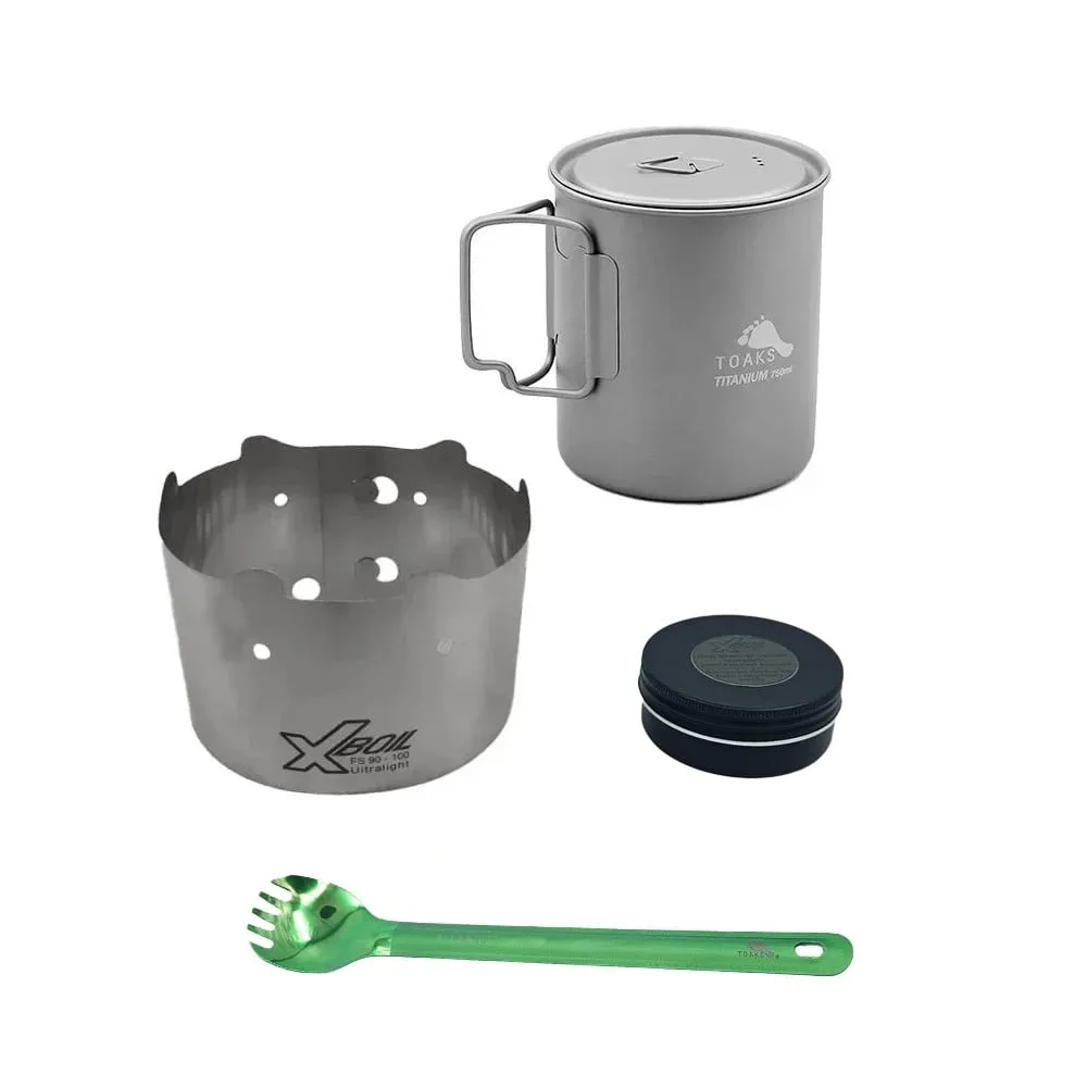 X-Boil Pot + Spork Spar-Bundle Grün - Walkonthewildside - FashionsVida