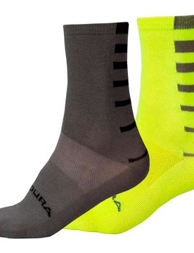 Stripe coolmax 2 pack calcetines ciclismo (L-XL)