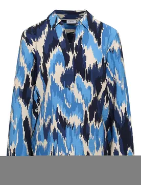 AOP Splitneck Blouse female