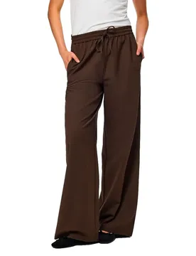 Pantalon Taille Haute Bosella Wide Leg Hot Fudge M