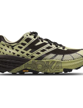 Speedgoat Men's Sneakers - Green - Size 11.5 - Mesh/Synthetic - Green - Size: 11.5 - HOKA - FashionsVida