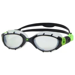 Predator Flex Swimming Goggles Black / Green / Clear Regular Men,Women