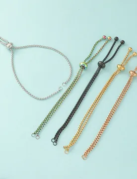 Pcs/Lot 11.5cm Stainless Steel Box Chain Adjustable Extender Chain For DIY Bracelet Making Women's Fashion Jewelry - Aliexpress - FashionsVida