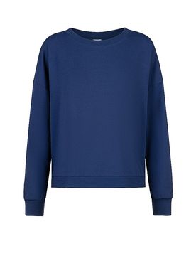 Loungewear Sweater COZY NIGHTS blue zodiac dunkelblau XXL damen