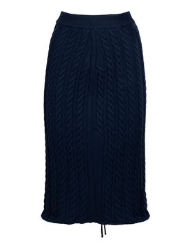 Kenzo Cable lace up midi skirt