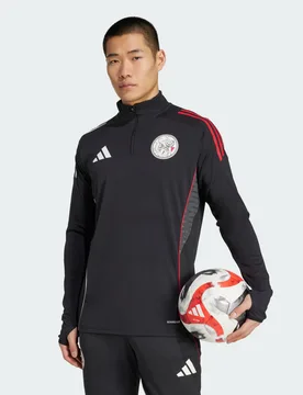 Top da allenamento Tiro 25 Competition Ajax S Black / White / Bold Red - Adidas - FashionsVida