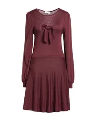 Minivestido Mujer Burdeos M,XS Mujer